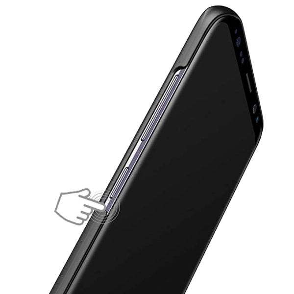 Støtdempende robust silikondeksel - Samsung Galaxy S8 Svart