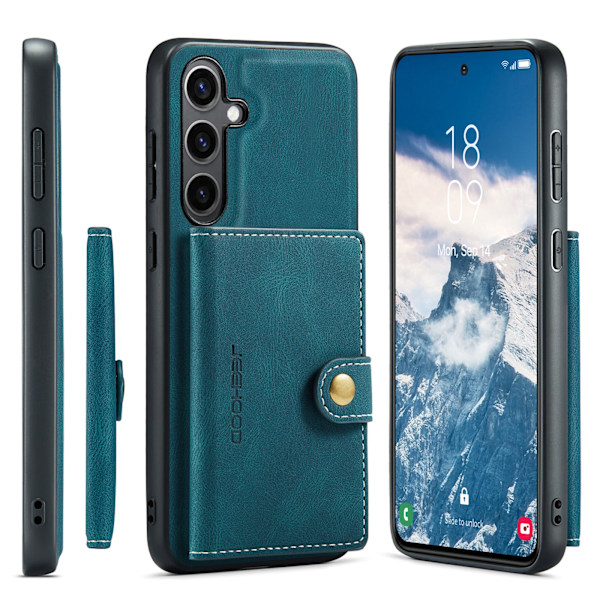 Samsung Galaxy S25 Plus - Skal med kortfack & sedelplats Grön
