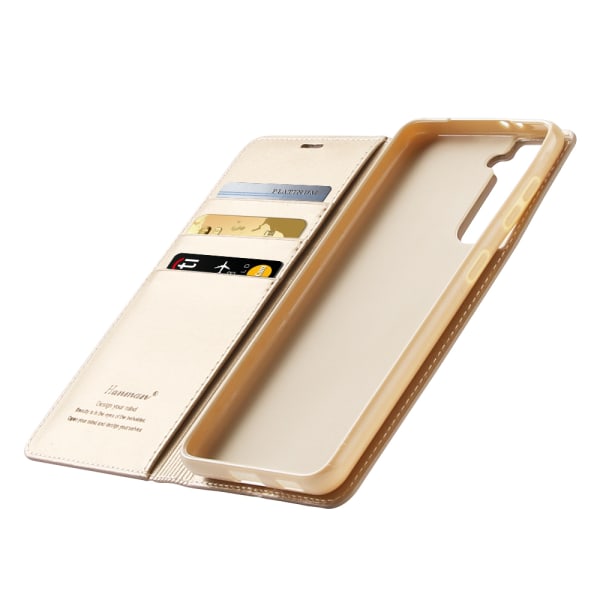 Smooth Wallet Case (Hanman) - Samsung Galaxy S21 Marinblå
