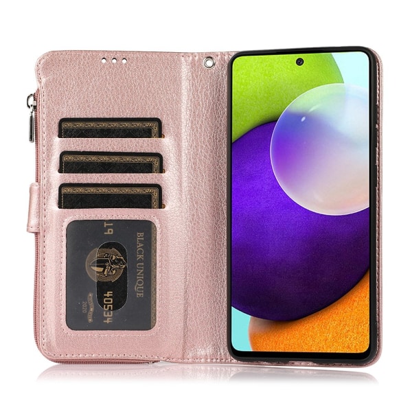 Smooth Wallet Case - Samsung Galaxy A72 Svart