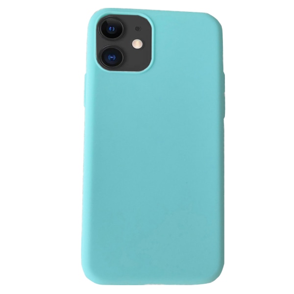 Skyddande Silikonskal (LEMAN) - iPhone 12 Mini Grön