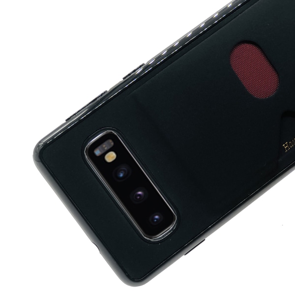 Elegant Smart Skal med Kortfack - Samsung Galaxy S10+ Svart