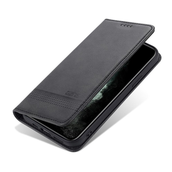 Sileä (Azns) lompakkokotelo - iPhone 12 Mini Mörkgrön