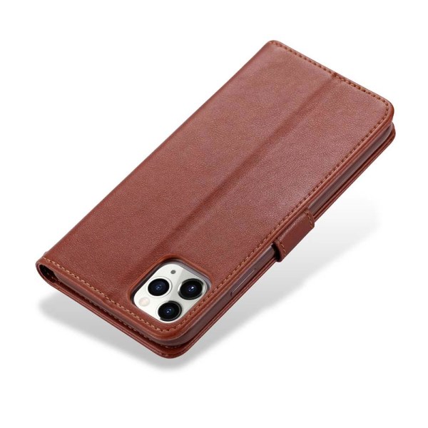 Glatt YAZUNSHI lommebokdeksel - iPhone 12 Pro Max Röd