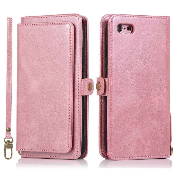 Smart Double Wallet Case - iPhone 7 Svart