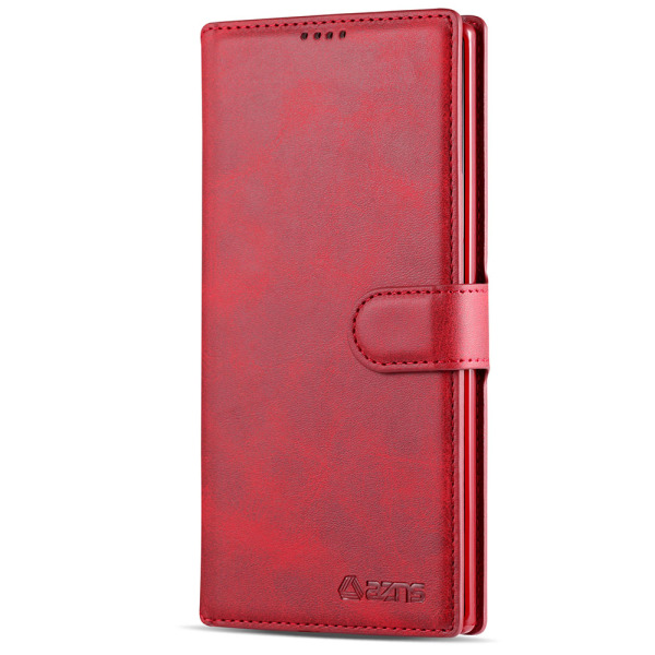 Kestävä lompakkokotelo - Samsung Galaxy Note10 Röd