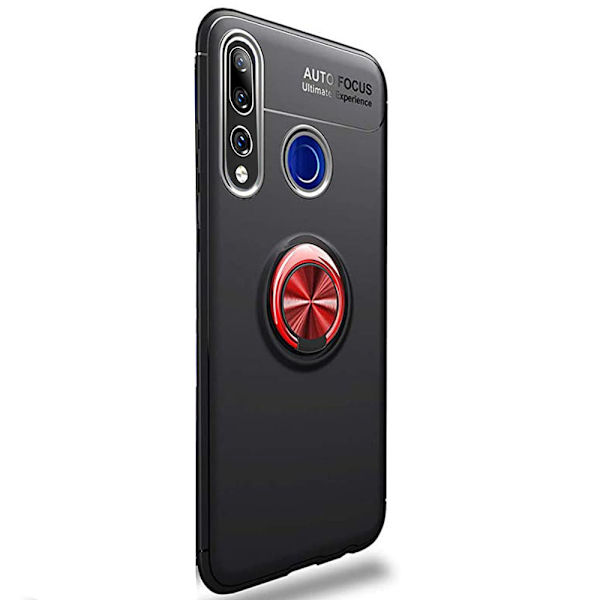Genomtänkt Skal med Ringhållare - Huawei P Smart Z Röd
