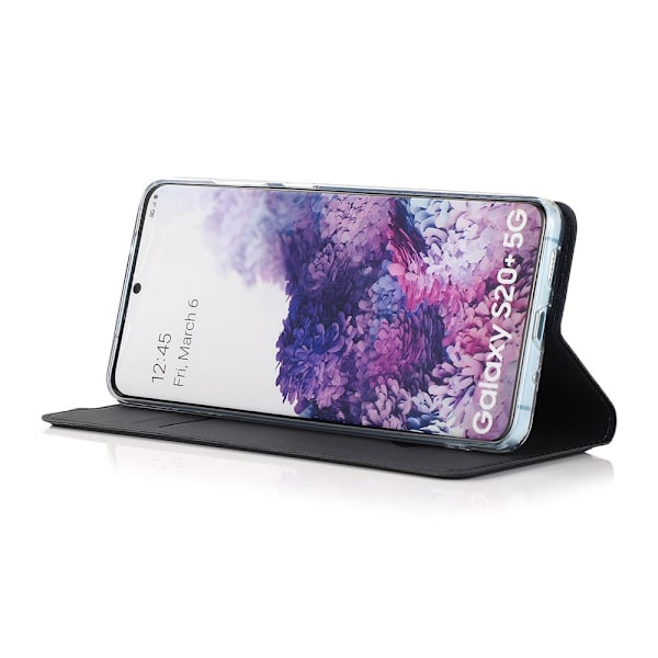 Elegant Smidigt Plånboksfodral - Samsung Galaxy S20 FE Blå