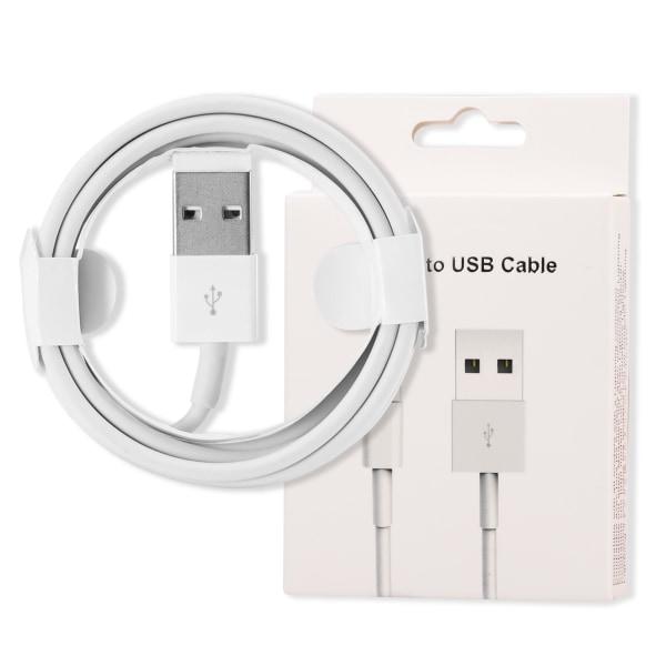 Apple iOS / Lightning ledning / kabel Vit