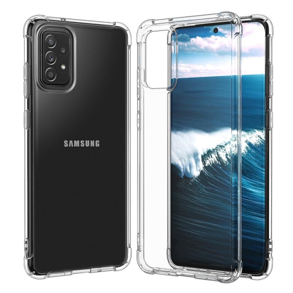 Kraftig beskyttelsescover (FLOVEME) - Samsung Galaxy A52 Transparent/Genomskinlig