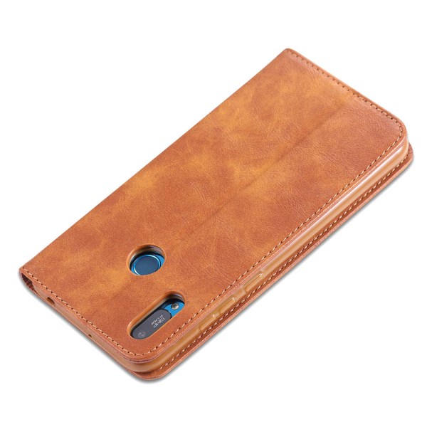 Effektivt lommebokdeksel - Huawei Y6 2019 Ljusbrun