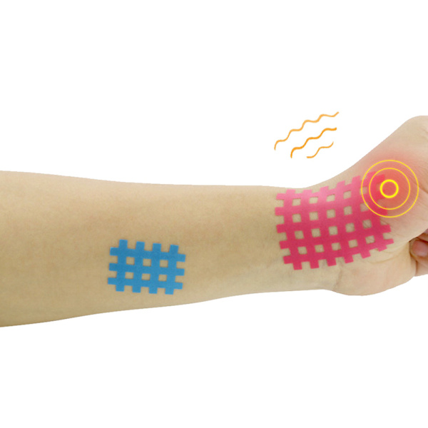 Bekväm Hållbar Kinesiology Tejp Smärtlindring Sporttejp Beige 2-PACK