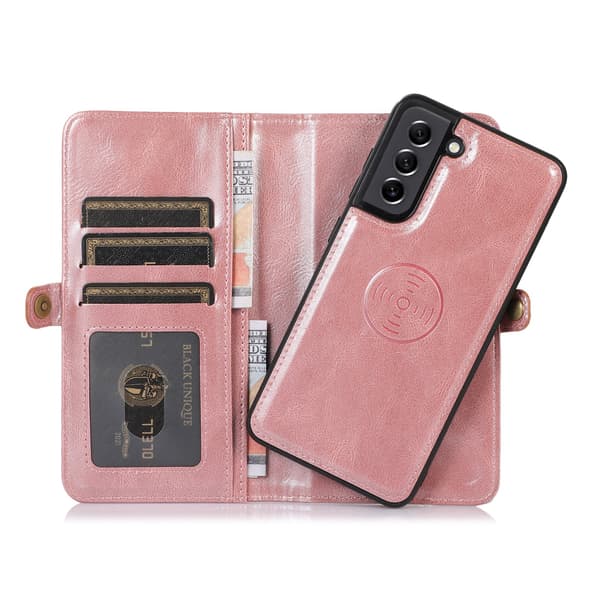 Smooth 2-1 Wallet Case - Samsung Galaxy S21 FE Röd