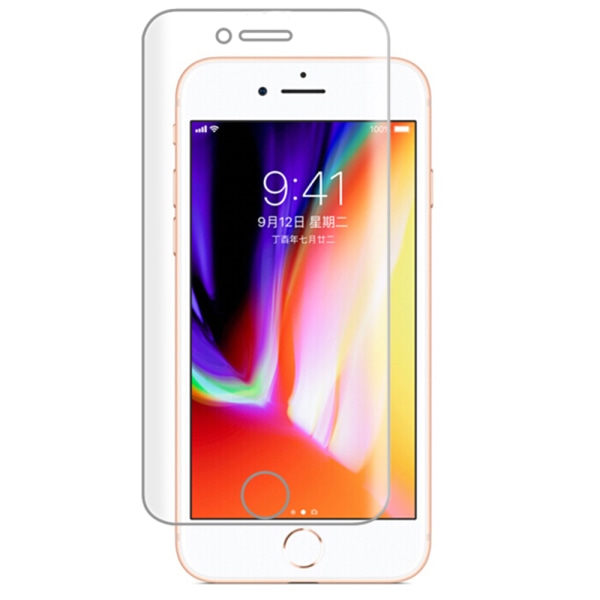 iPhone SE 2020 3-PACK PET näytönsuoja 9H 0,2mm Transparent/Genomskinlig