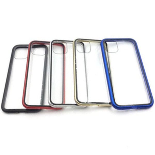 Stilfuld magnetisk dobbeltskal - iPhone 12 Pro Max Silver
