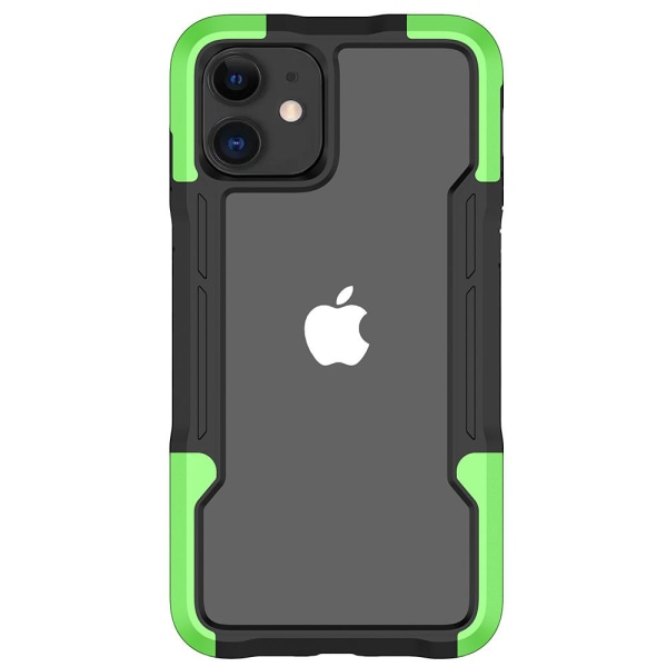 Stødabsorberende stilfuldt cover - iPhone 11 Grön