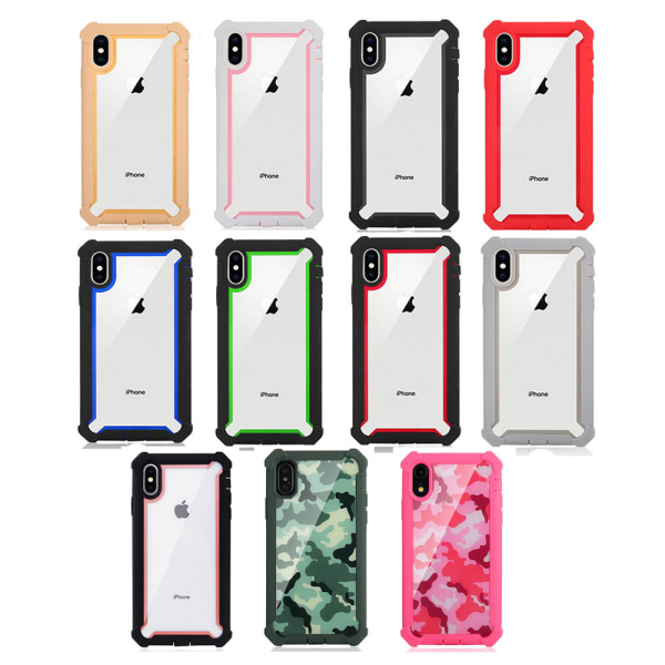 Stötsäkert ARMY Skyddsfodral för iPhone XR Kamouflage Rosa