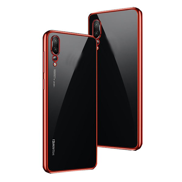 Huawei P20 Pro - Stilrent Extra Tunt Silikonskal (FLOVEME) Roséguld