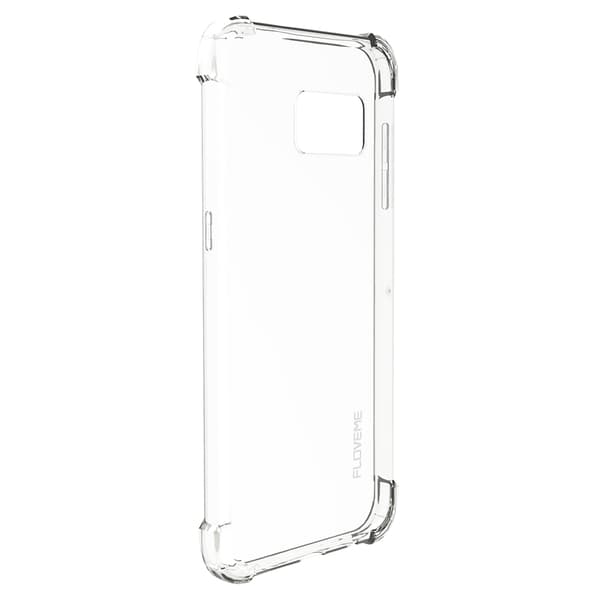 GALAXY S7 EDGE - Praktiskt Silikonskal Silver/Grå