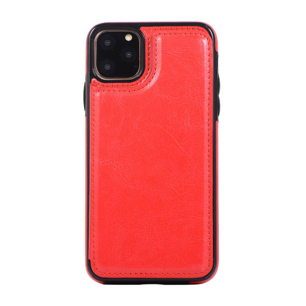 iPhone 11 - Cover med kortholder Röd