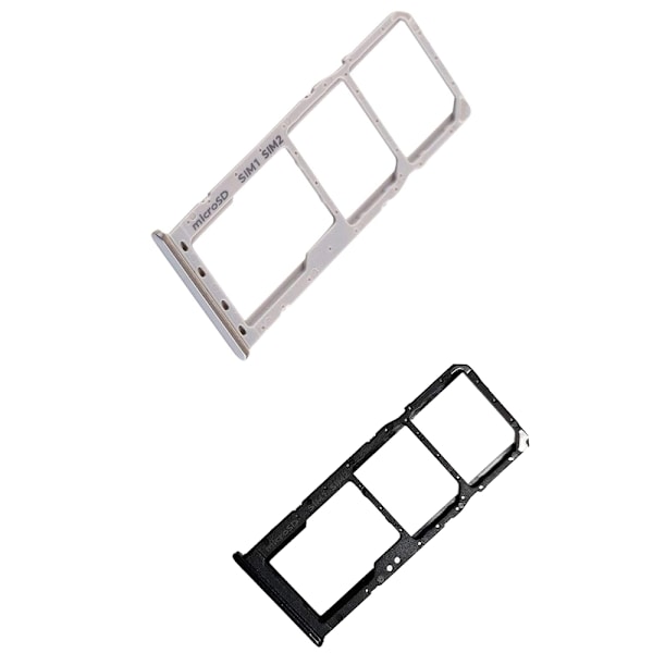 Samsung Galaxy A70 Reservdel Dubbel Simkortshållare Silver