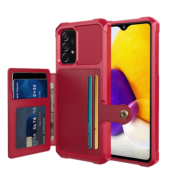 Genomtänkt Skal med Kortfack - Samsung Galaxy A33 5G Grön