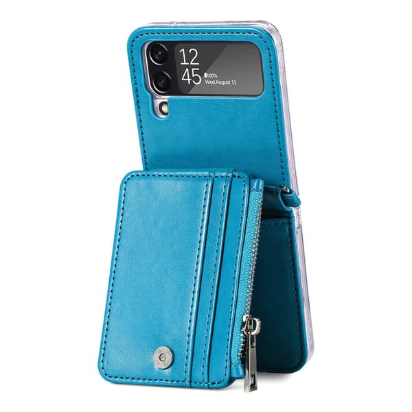 Kotelo korttipaikalla - Samsung Galaxy Z Flip 3 Blå