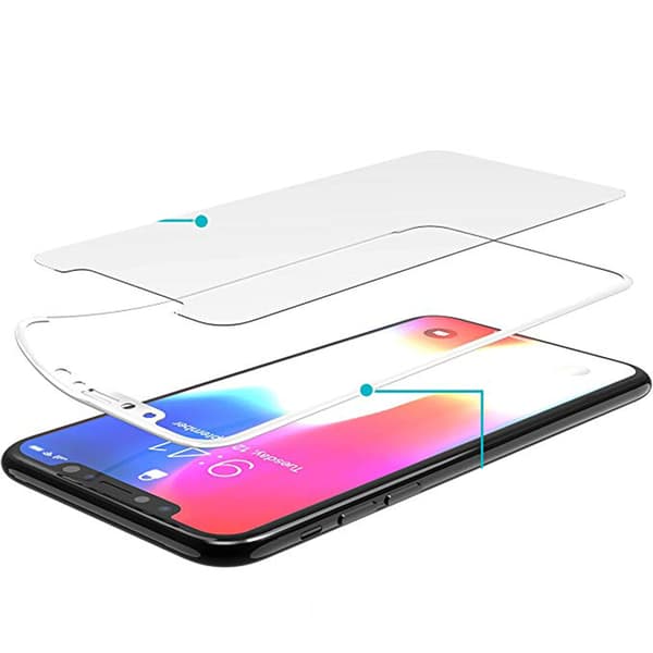 Skärmskydd 3D D:fence iPhone 11 Pro 3-PACK Vit