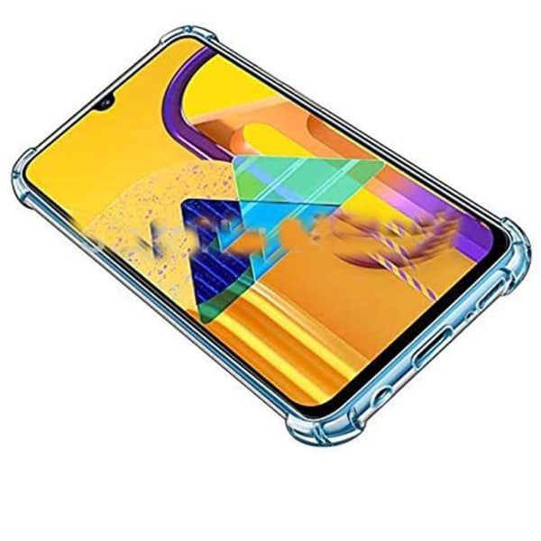 Suojakuori korttilokerolla FLOVEME - Samsung Galaxy A21S Transparent/Genomskinlig