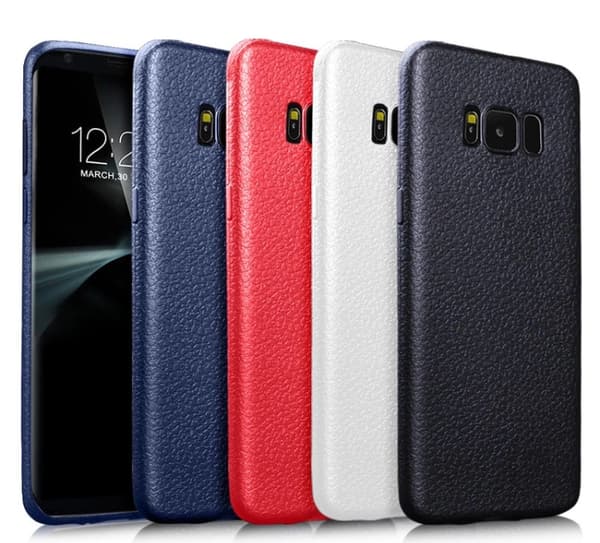 Slittåligt Silikonskal Samsung Galaxy S8 PLUS - NKOBEE Röd