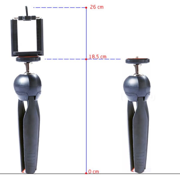 Genomtänkt Tripod Svart