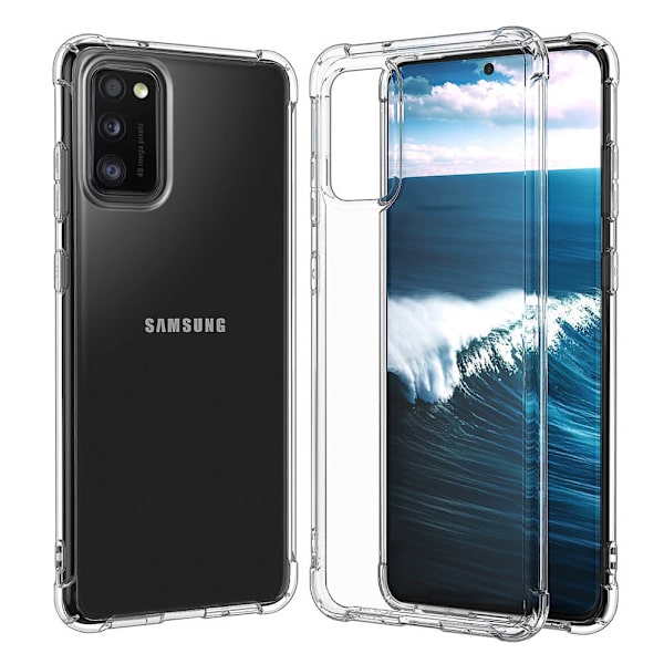 Samsung Galaxy A41 - Silikonecover Blå/Rosa