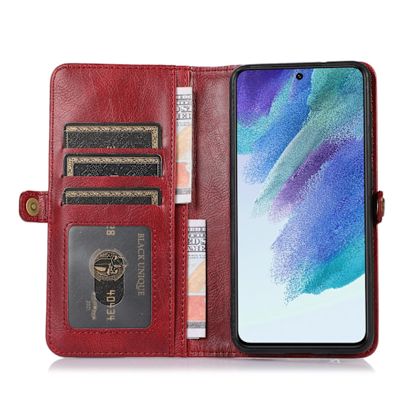 Elegant 2-i-1 Plånboksfodral i Högvärdigt PU-läder för Samsung Galaxy A14 5G Brun