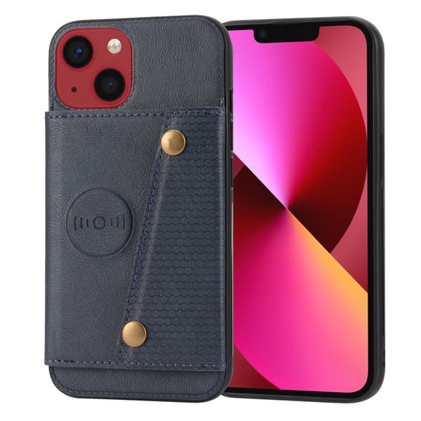 Skal med Kortfack - iPhone 14 Svart