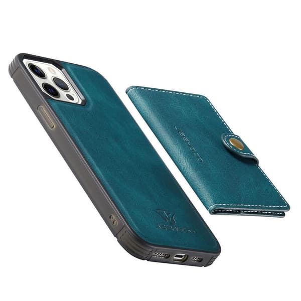 Genomtänkt Praktiskt Skal med Kortfack - iPhone 12 Pro Max Grön