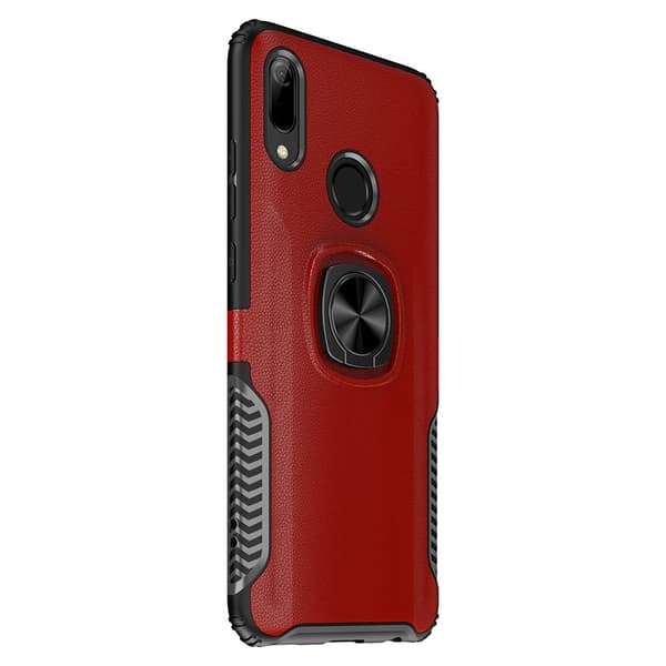 Huawei Y6 2019 - Skal med Ringhållare Guld