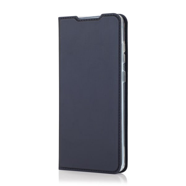 Professionellt Stilsäkert Plånboksfodral - Samsung Galaxy A71 Marinblå