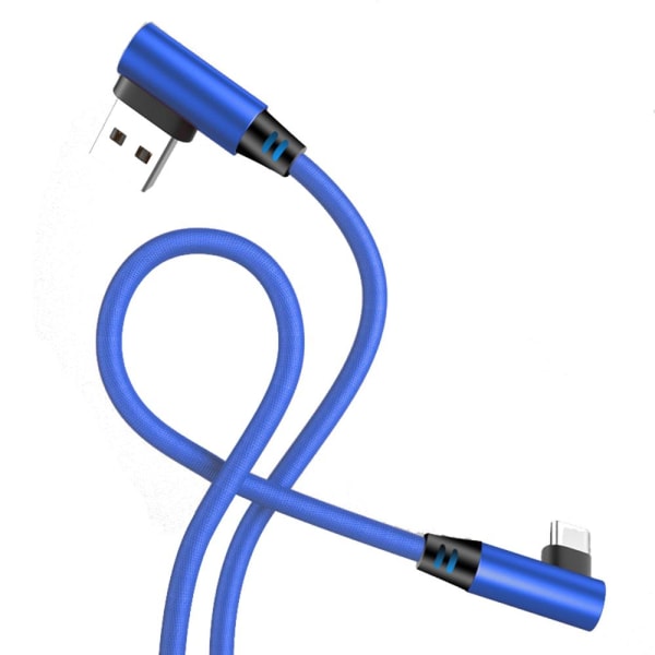 Kraftfuldt USB-C (Type-C) hurtigopladningskabel Röd 1 Meter