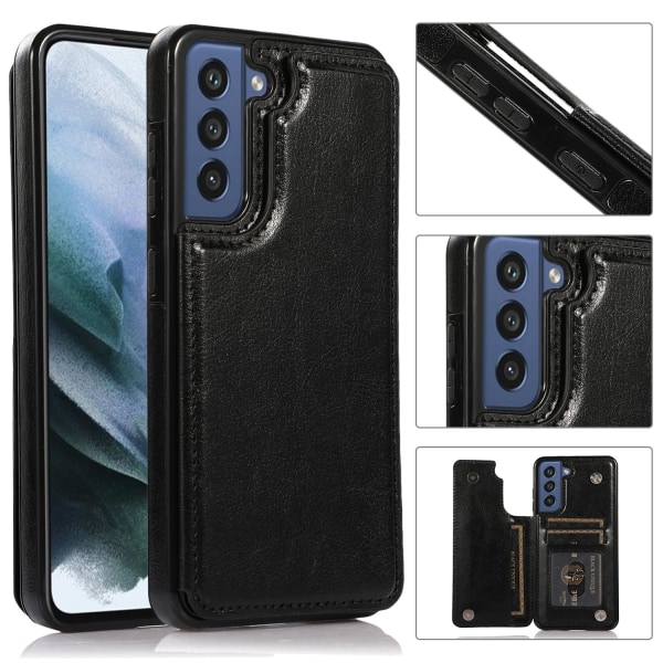 A54 5G - Sammenleggbart lommebokveske med magnetlås Black