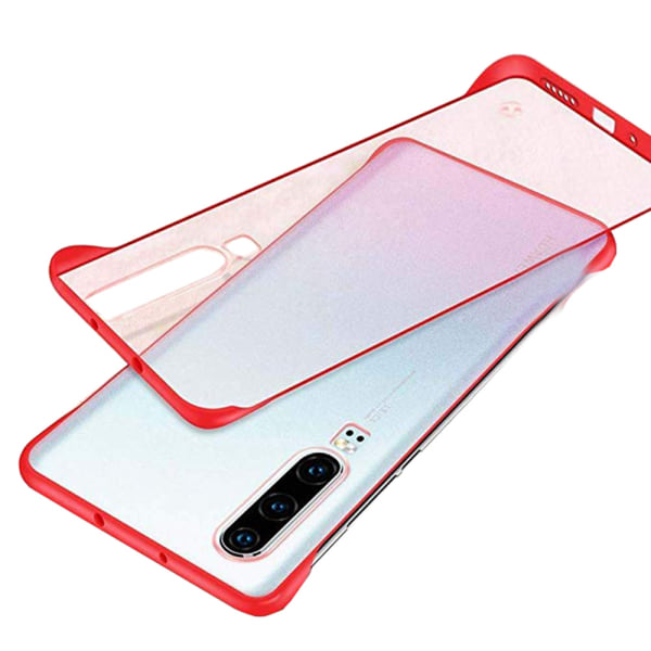 Gennemtænkt stilfuldt cover - Huawei P30 Röd