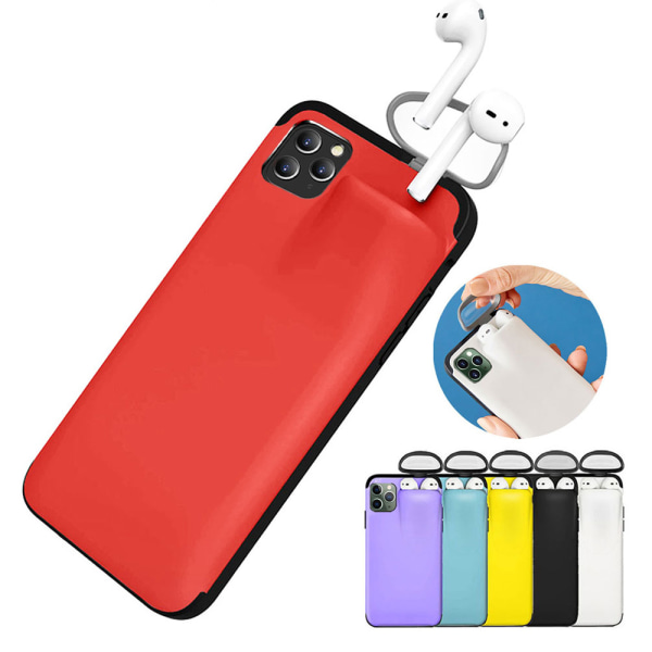 Stilig beskyttelsesdeksel 2-1 - iPhone 11 Pro Röd