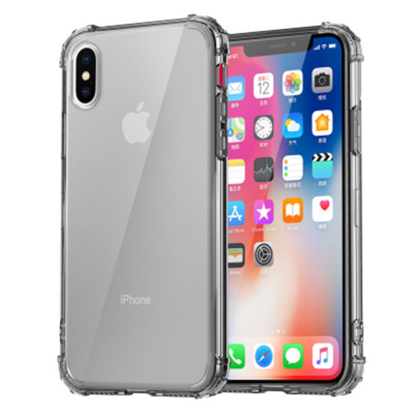 Smart Silikonskal EXTRA SKYDD för iPhone XS Max Guld-Mörk