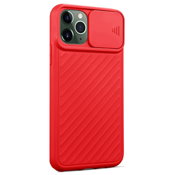 Gjennomtenkt beskyttelsesdeksel Kamerabeskyttelse - iPhone 11 Pro Max Röd