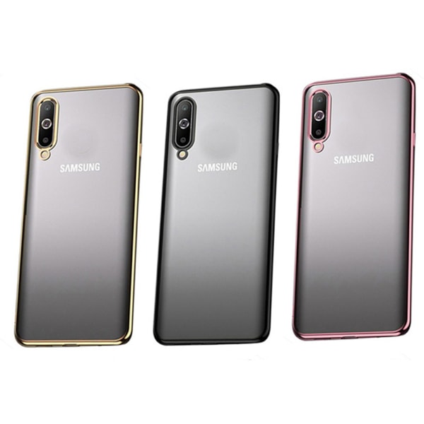 Effektfullt Silikonskal - Samsung Galaxy A50 Svart