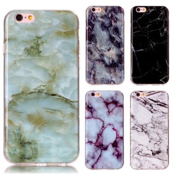 iPhone 7 - NKOBEE praktisk marmormønstercover med stødabsorbering 2