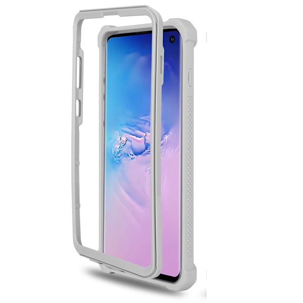 Praktiskt Robust Skyddsfodral - Samsung Galaxy S10 Kamouflage Rosa