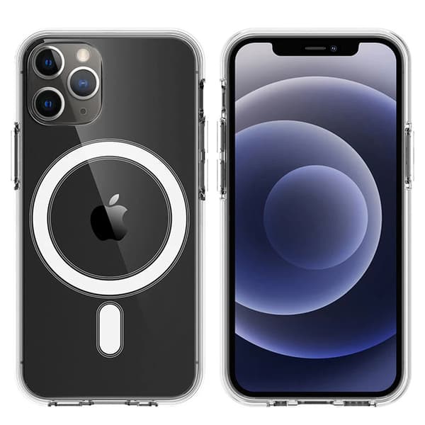 Skyddande Magnetiskt Skal - iPhone 12 Genomskinlig