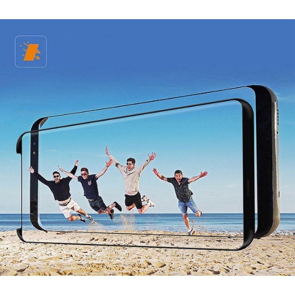 Samsung Galaxy S8+ skærmbeskytter CASE-venlig HuTech ORIGINAL Vit