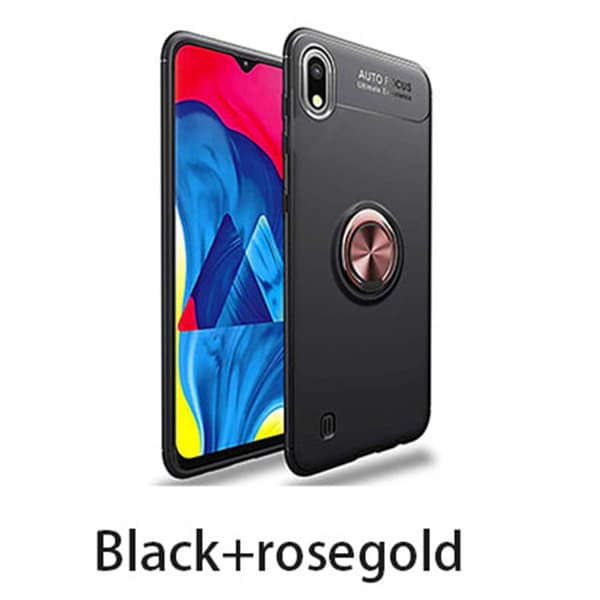 Samsung Galaxy A10 - Skal med Ringhållare Blå/Blå