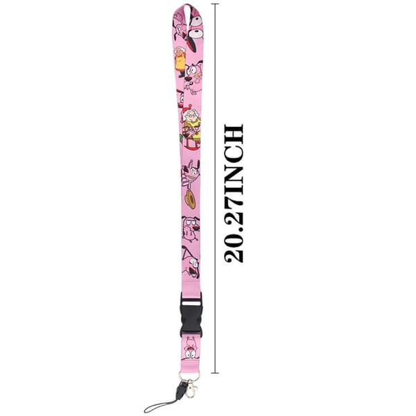 Stilrent Hållbart COURAGE Nyckelband Rosa